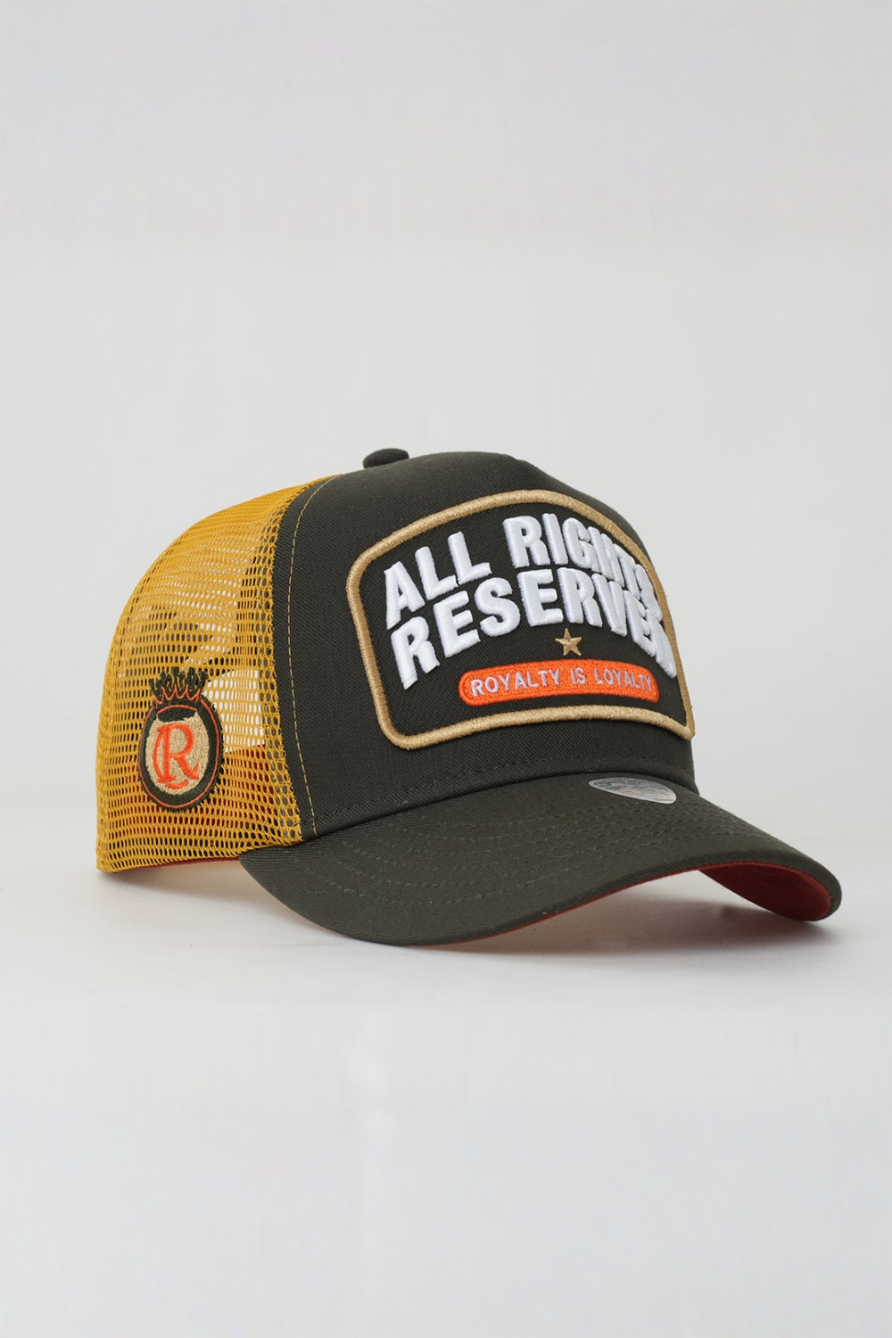 RustandRich-Trucker Şapka Urban Collection All Right Reserved Haki Unisex-Şapka-3-milagron.live