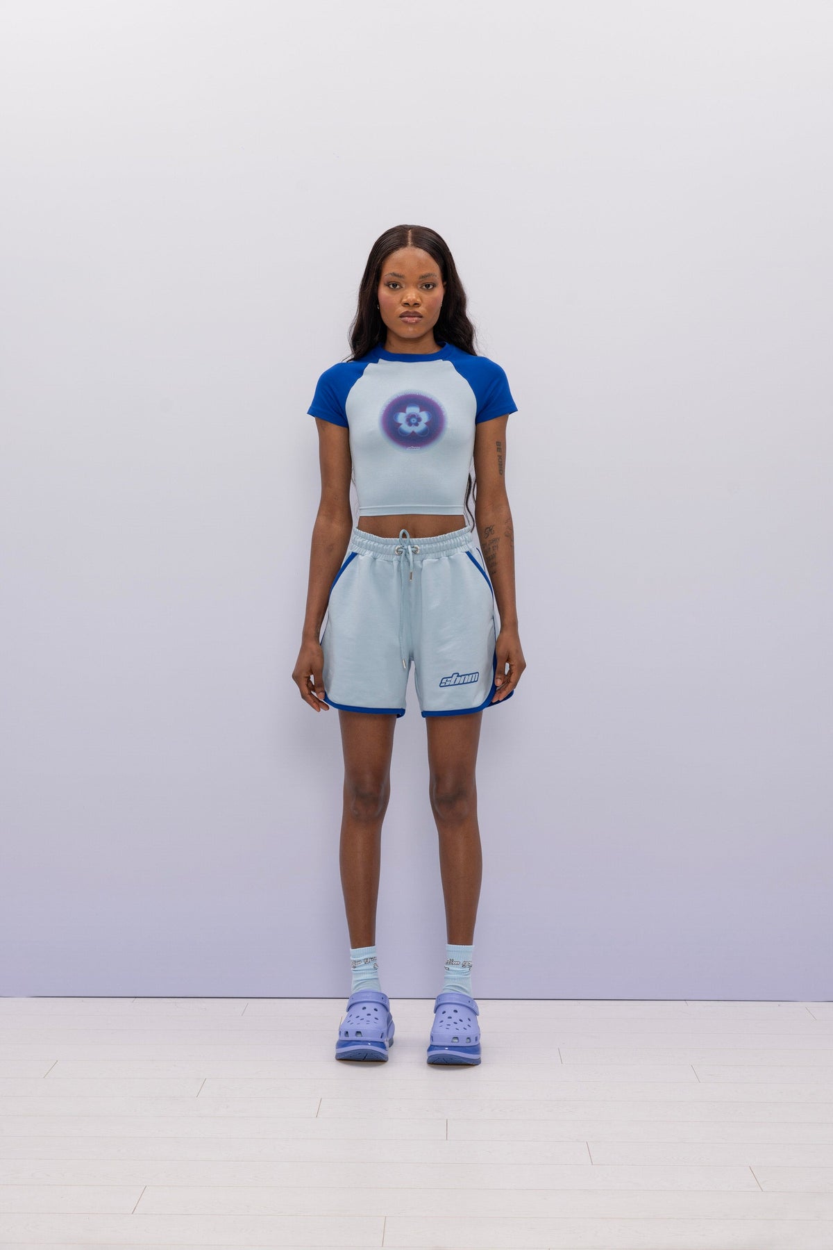 SBNM-'' I See'' Crop Baby Tee-Crop Top-1-milagron.live