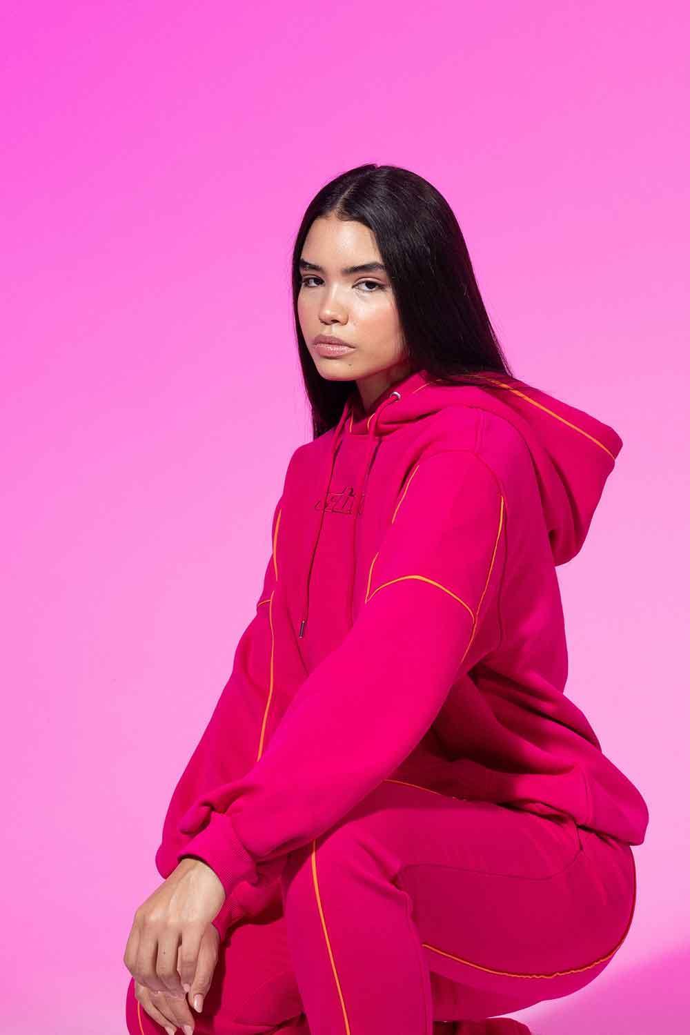 SBNM-Ruby Pink Sweatshirt-Sweatshirts & Hoodies-3-milagron.live