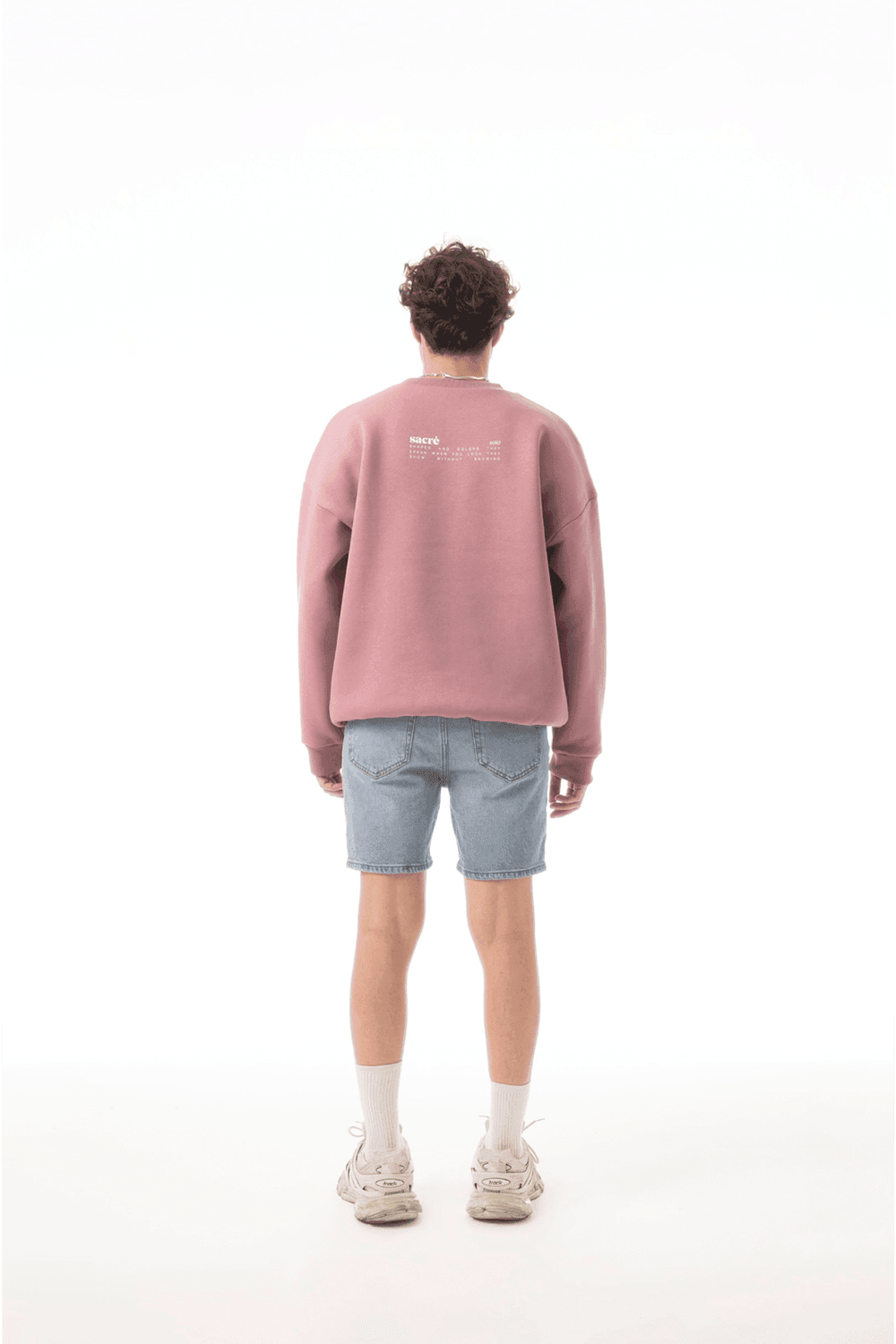 Sacré-Solid Purple Stone Sweatshirt-Sweatshirts & Hoodies-2-milagron.live