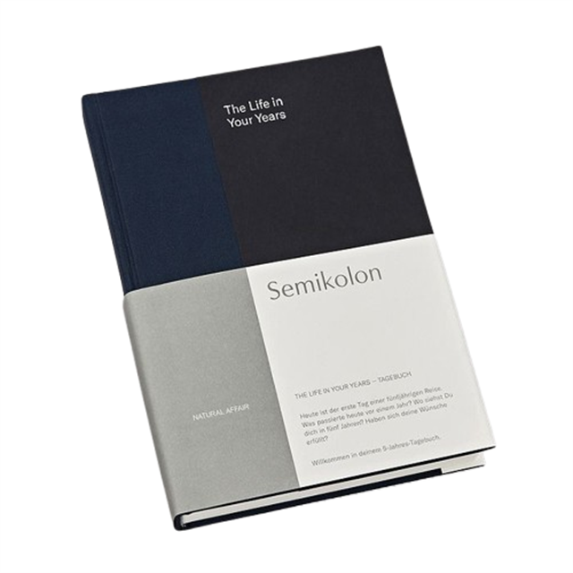 Semikolon The Life In Your Years, 5 Yıllık Anı Defteri (A5),Midnight