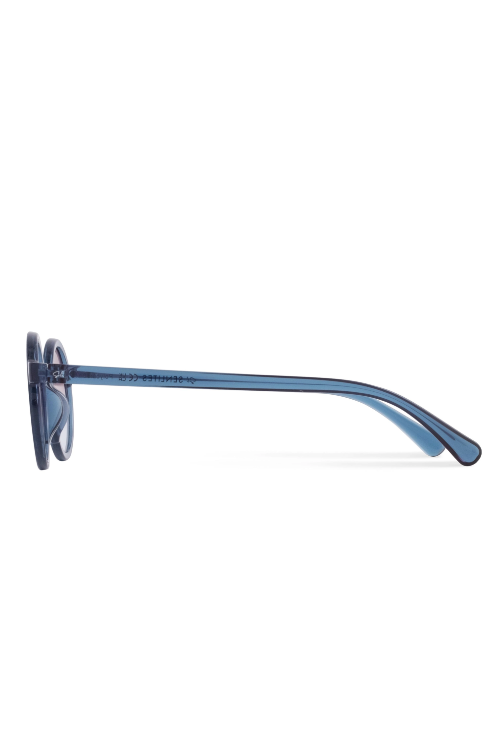 Senlites-Delaney Aquamarine Unisex Mavi Degrade Uv400 Yuvarlak Güneş Gözlüğü-Güneş Gözlüğü-3-milagron.live