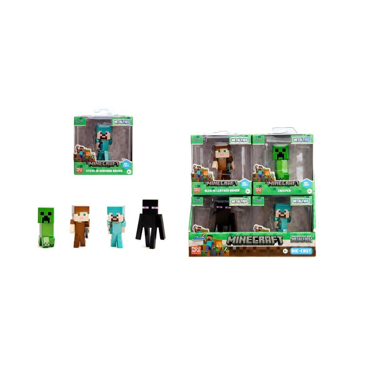 9385138300W03 Minecraft Figures 2 5 Wave 3Die-Castpop-Culture Collectible(Belirtilen Fiyat, Tekli Satış Için Adet Fiyatıdır.)