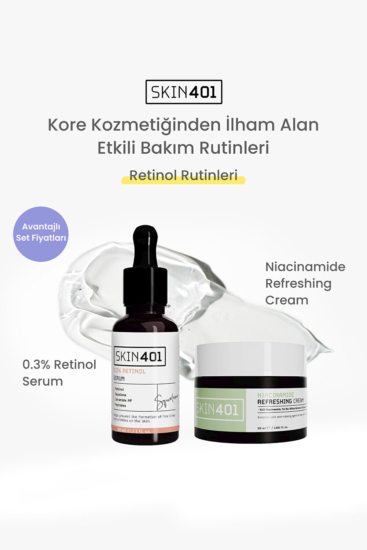 Retinol Ve Niacinamide Bakım Rutini