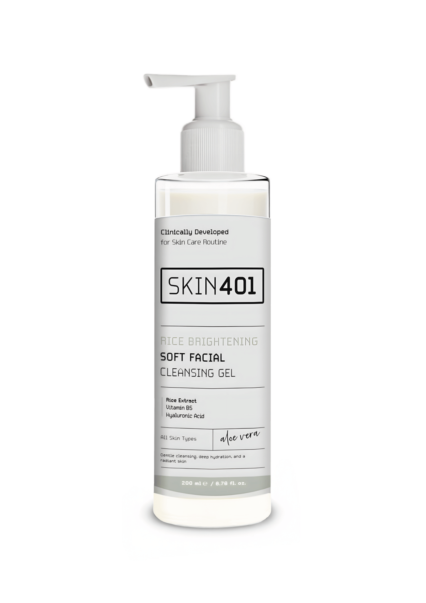 Rice Brightening Soft Facial Cleansing Gel 200Ml