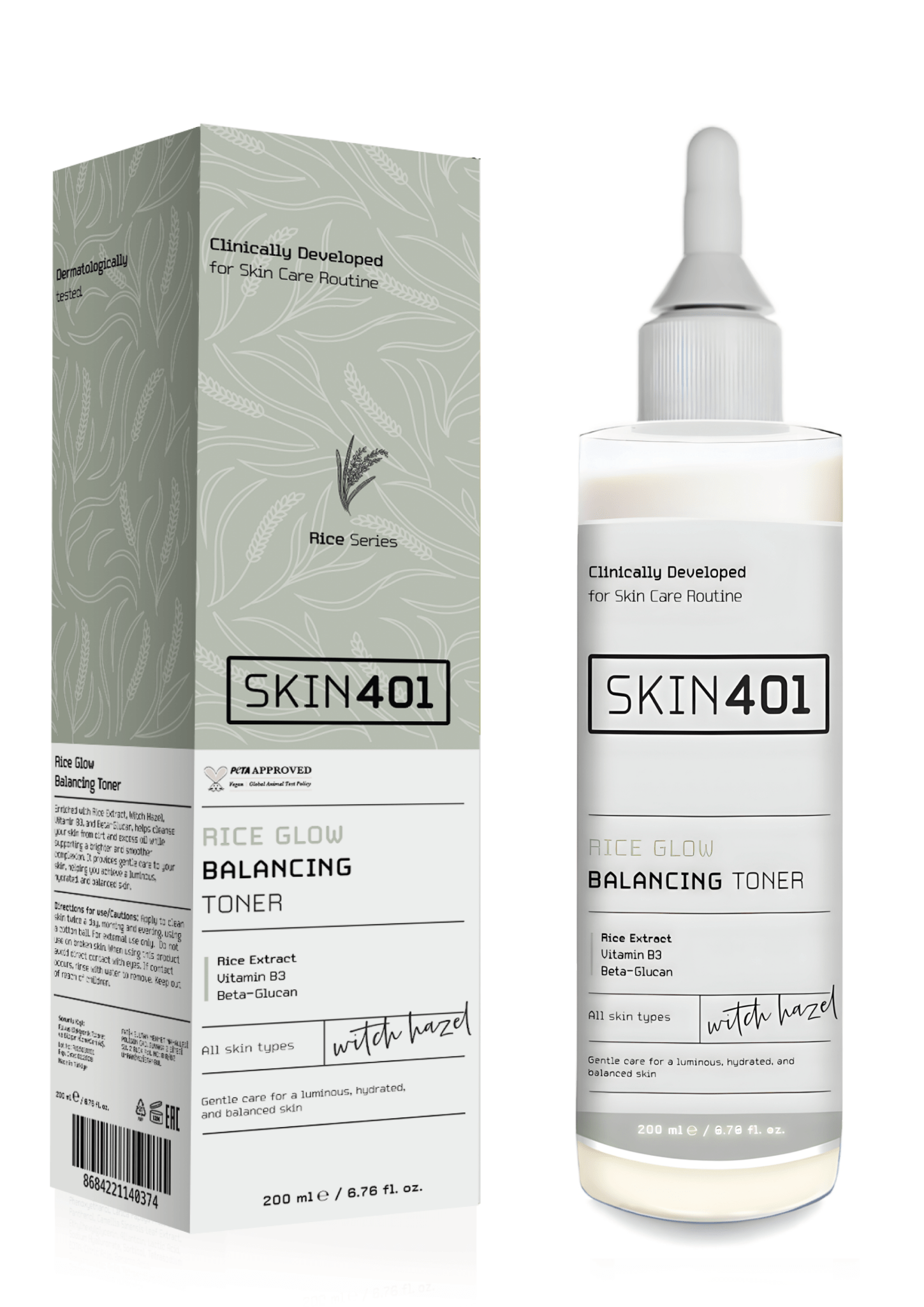 Rice Glow Balancing Toner 200Ml
