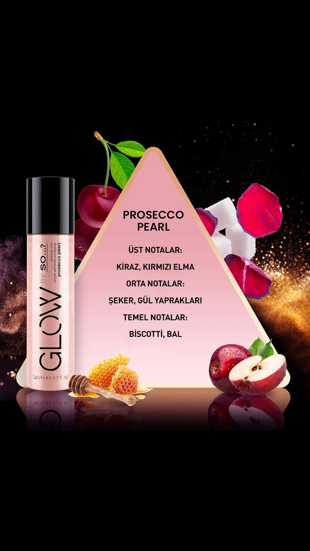 So…? Glow By So Shimmer Mist Prosecco Pearl 140ml