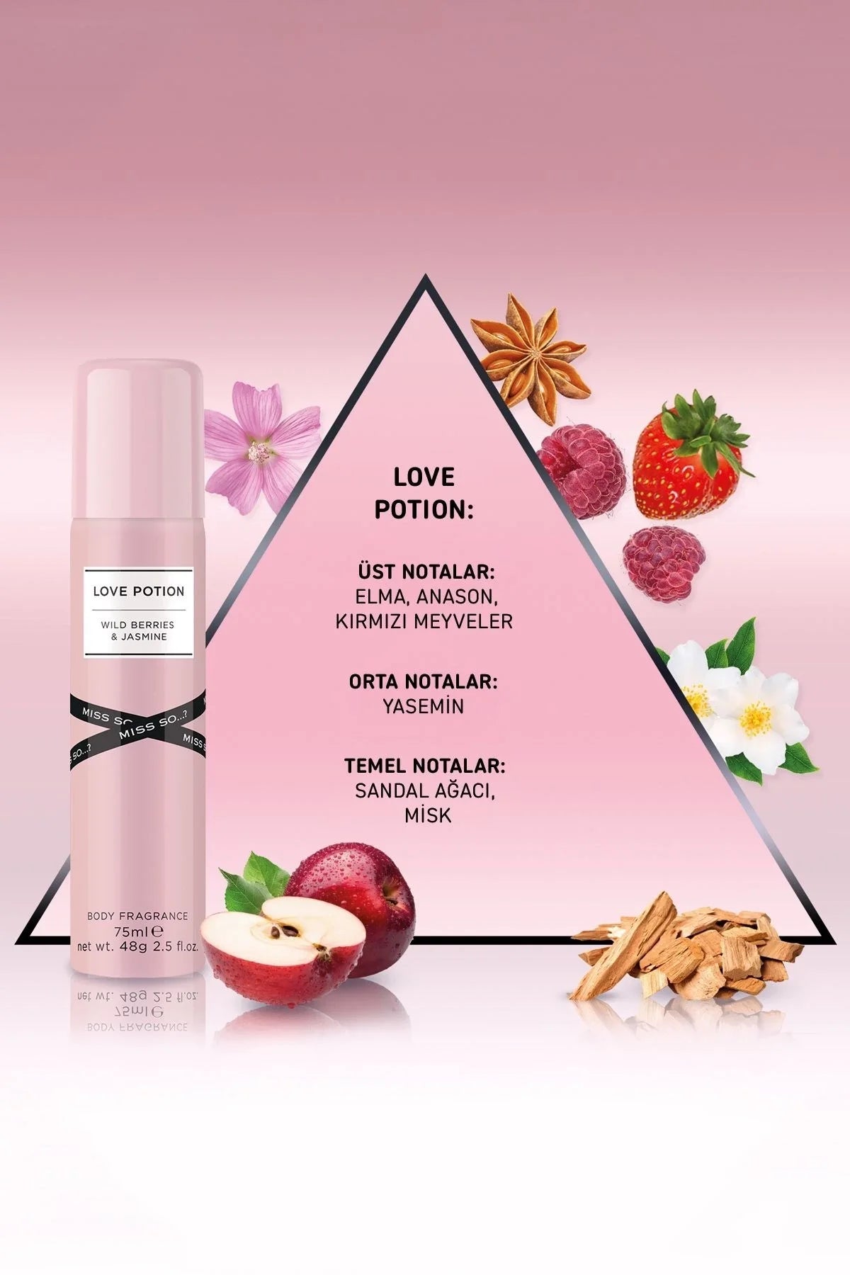 Miss So...? Love Potion Deodorant 75ml