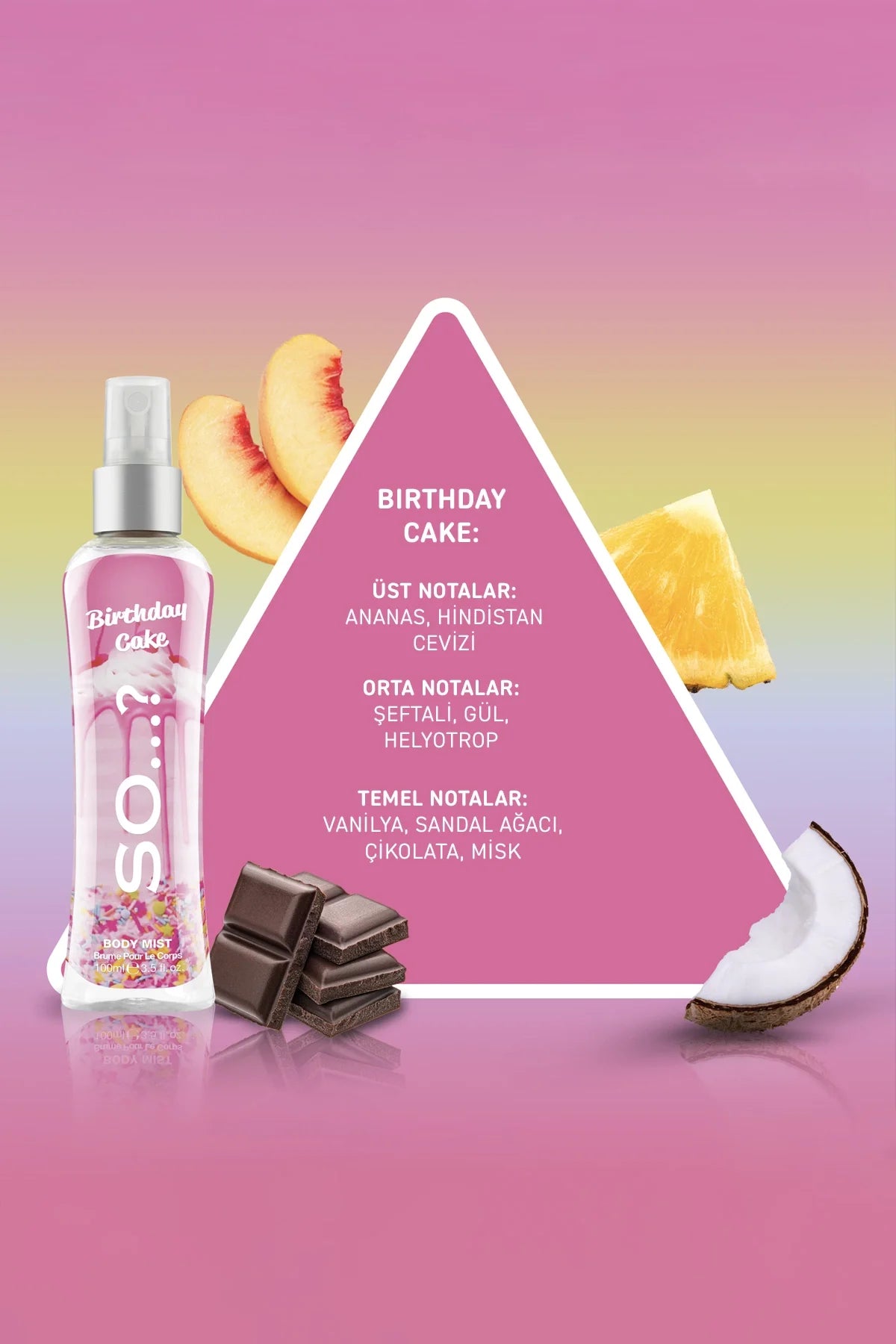 So...? Birthday Cake Vücut Spreyi 100 ML
