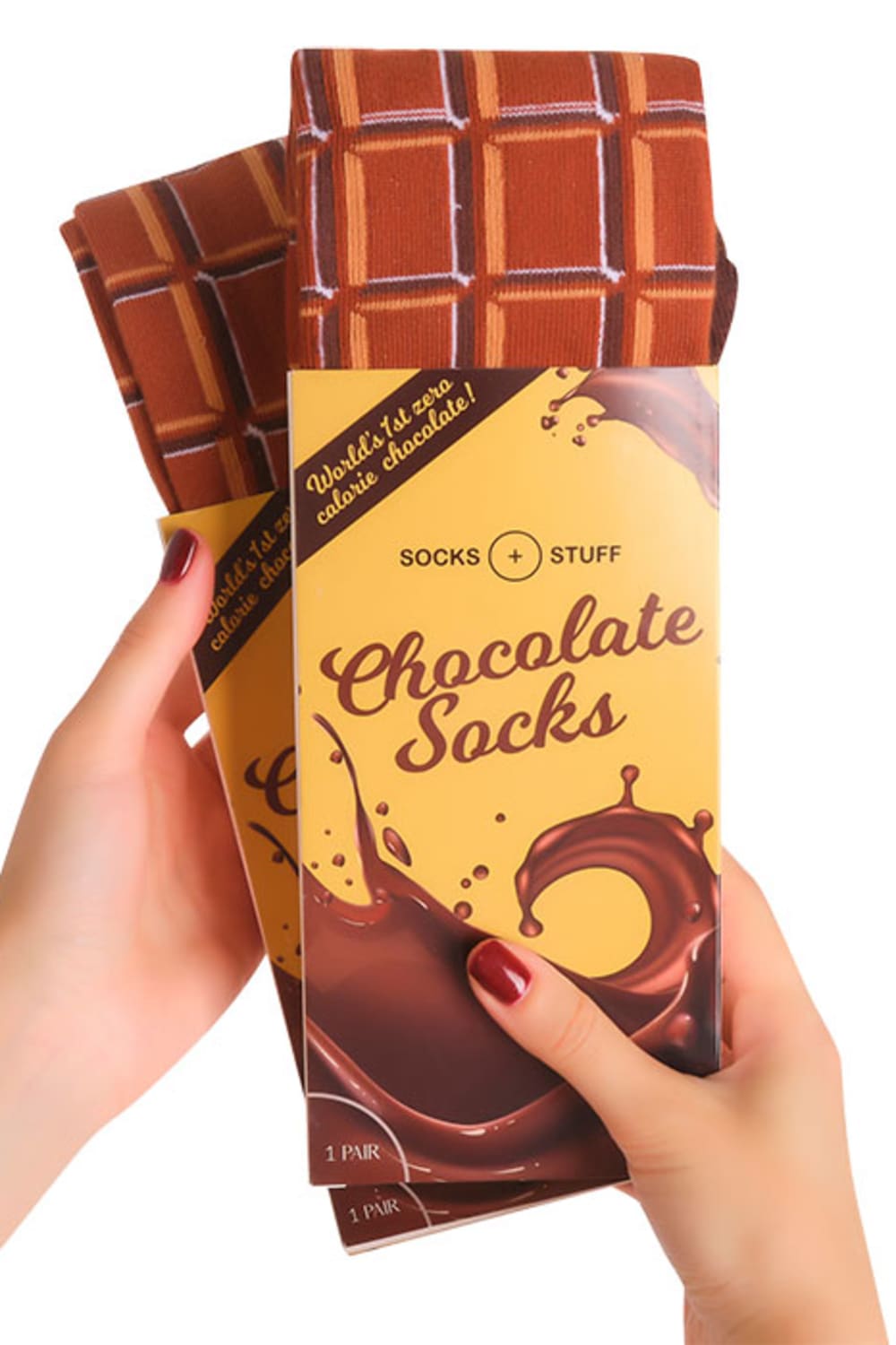 Socks + Stuff-Chocolate Bar Çorap-Çorap-1-milagron.live