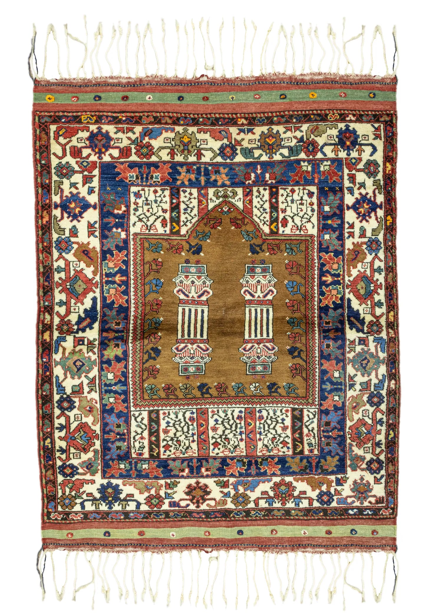 Soho Antiq-Bukan El Dokuma Dazkırı Halısı 128x147 Cm-1-milagron.live