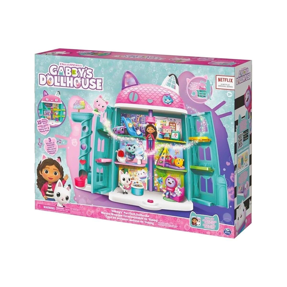 70742 Gabbys Dollhouse Festival Evi Eğlenceli Müzikli Oyun Seti 63 Cm -Spinmaster