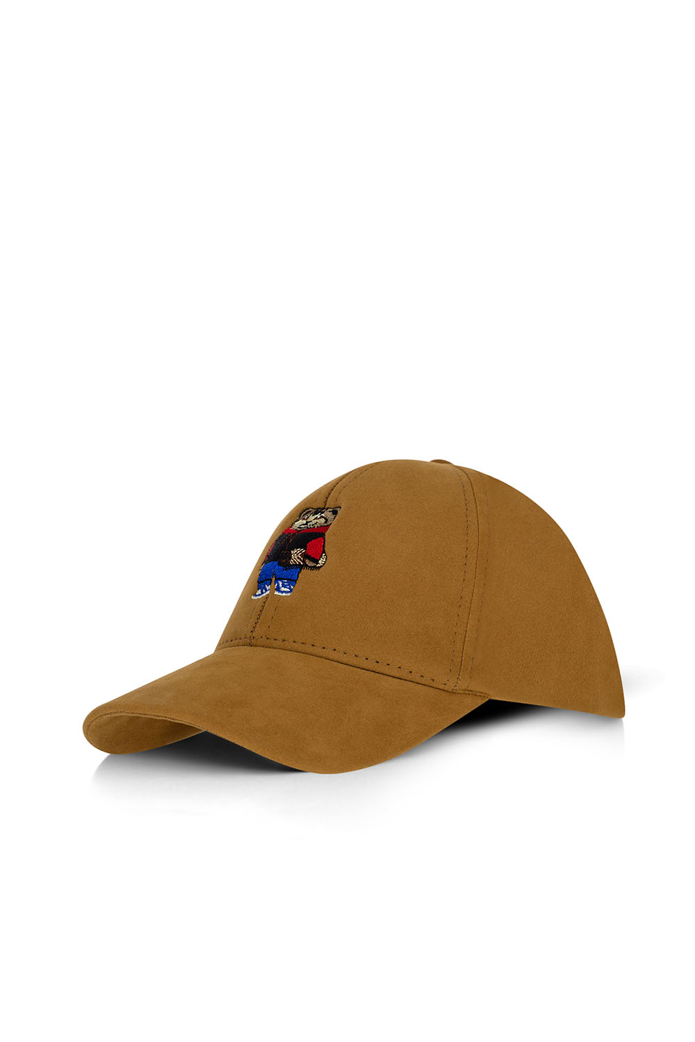 Cat Camel Suede Cap - 1