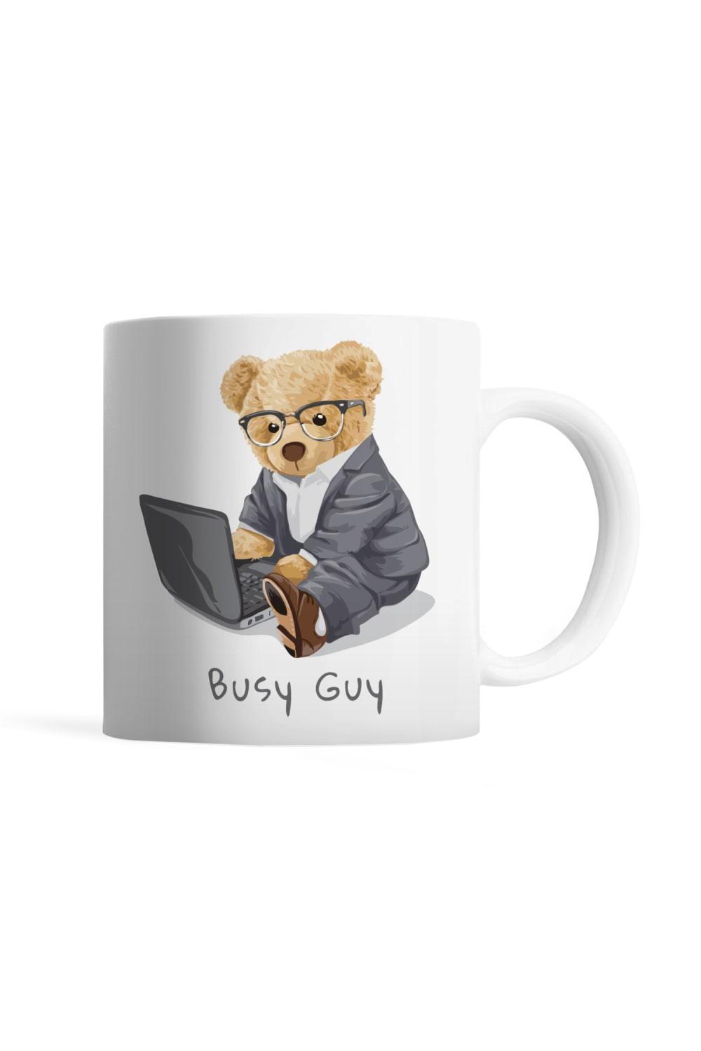 Tatlistan-Teddy Bear | Busy Guy With Computer - Kupa Bardak-Bardak-1-milagron.live