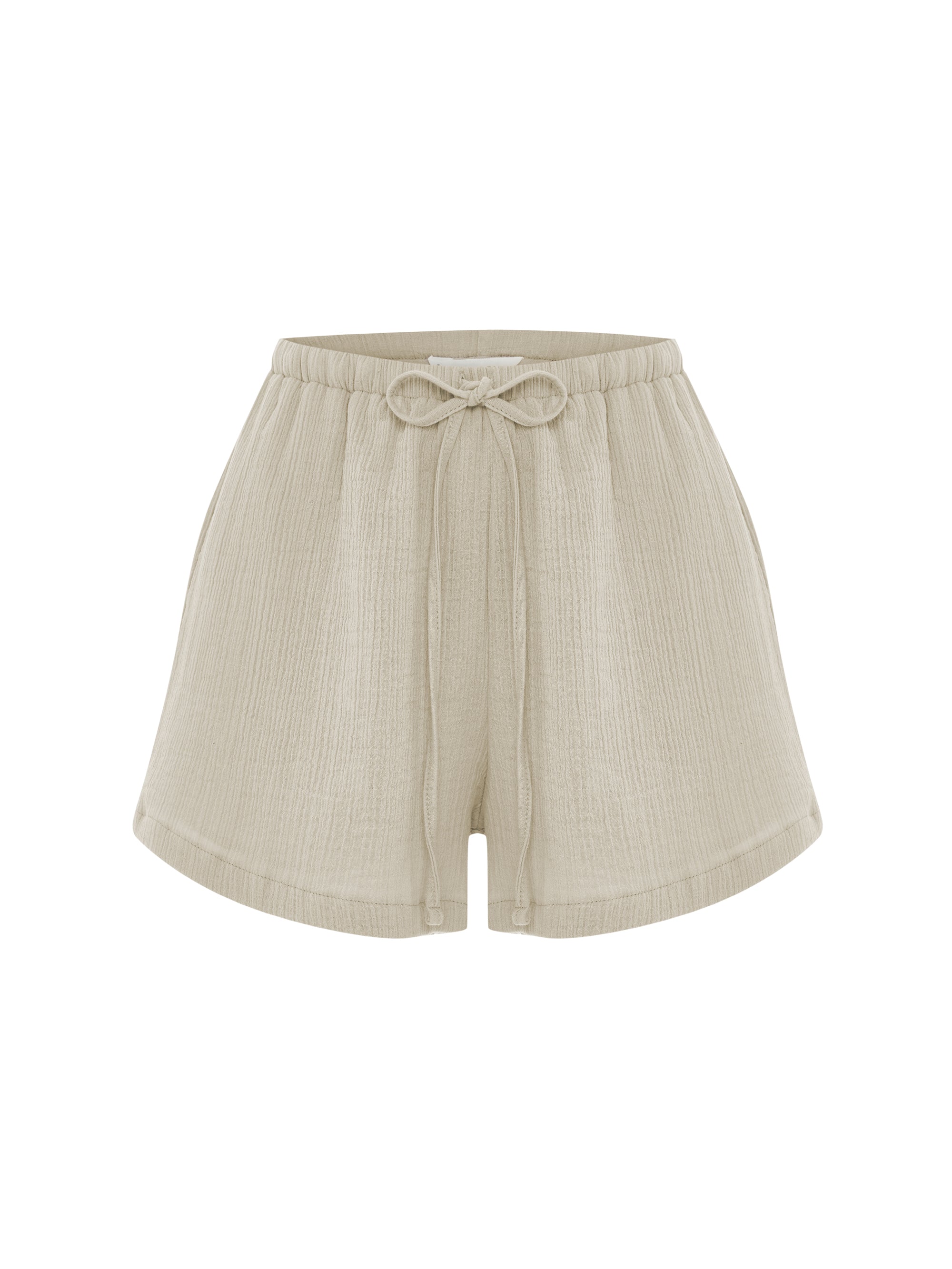 Aura Drawstring Shorts - Oatmeal