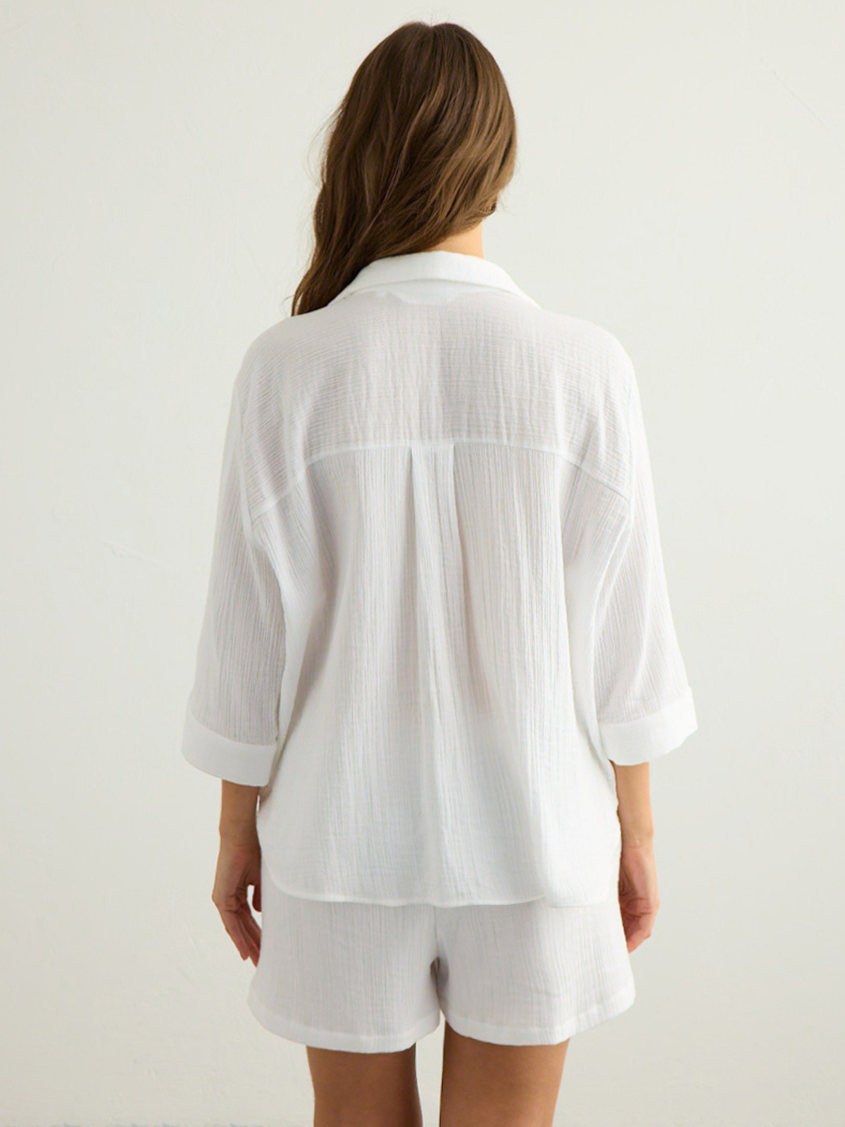 Aura Drawstring Shorts - White