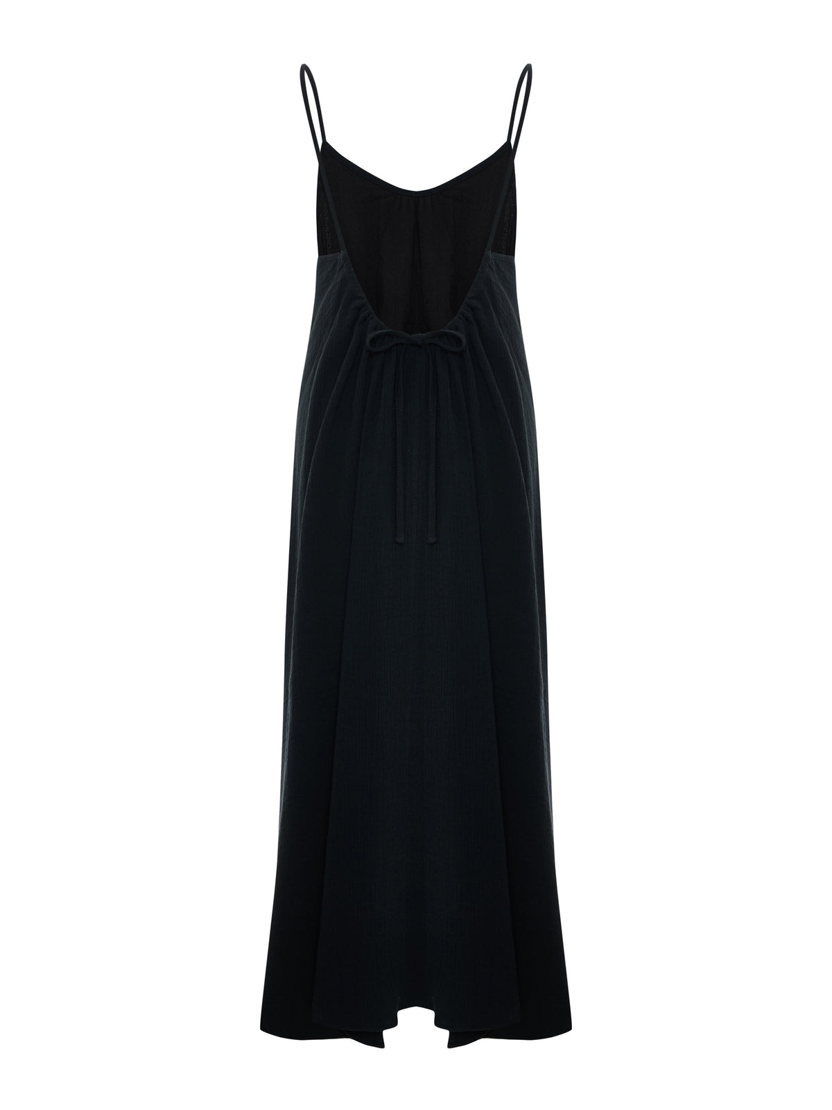 Aura Low Back Maxi Dress - Black