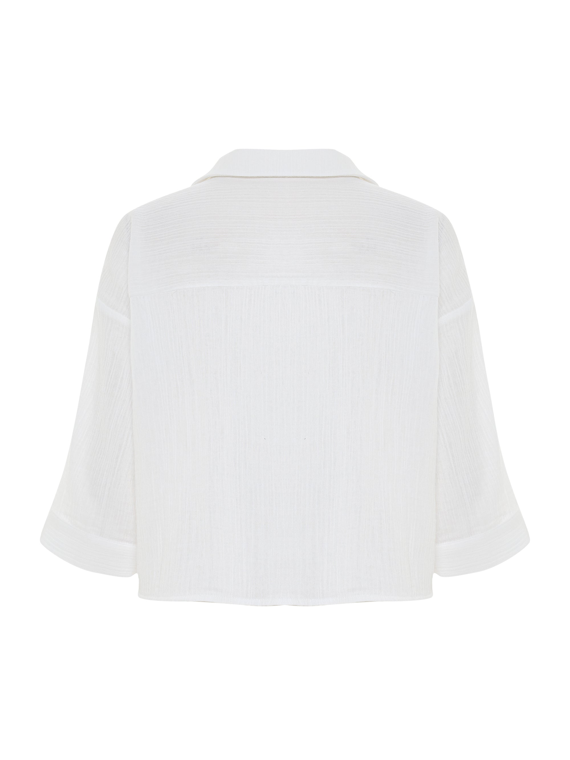 Aura Mini Shirt - White