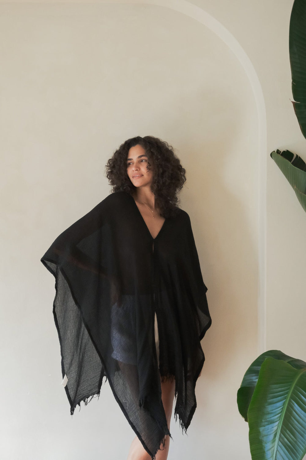 The Handloom-Ava Kimono Black-Kimono-6-milagron.live