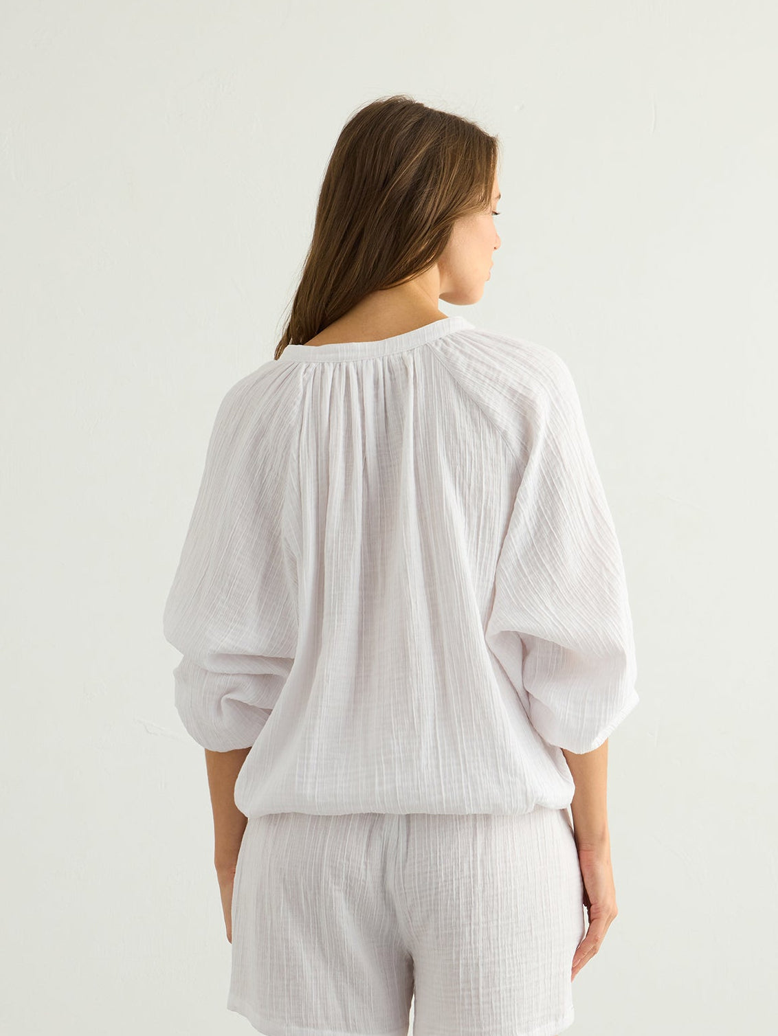 Kaya Drawstring Shorts - White