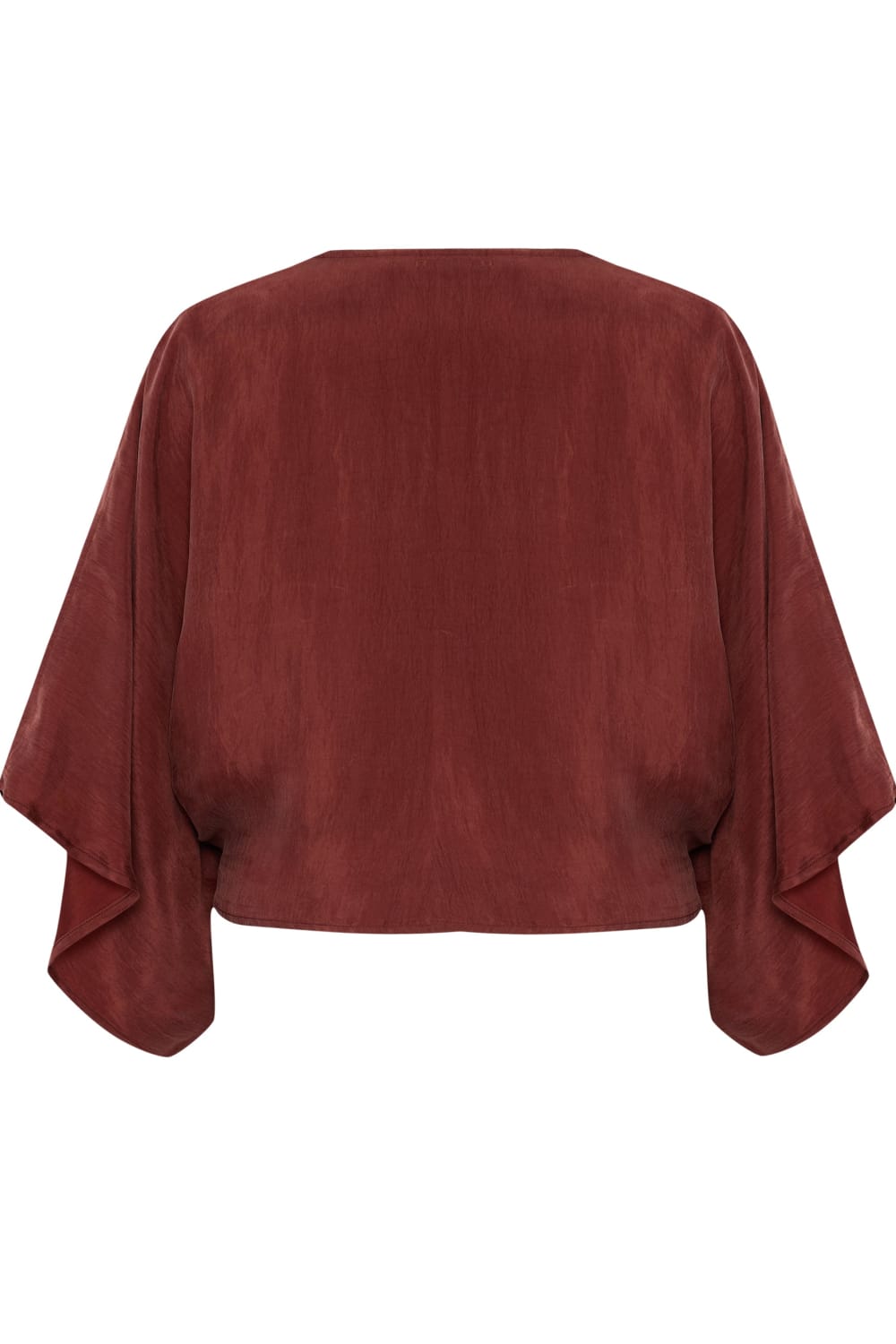 The Handloom-Lucid Knot Top Burgundy-Gömlek-7-milagron.live