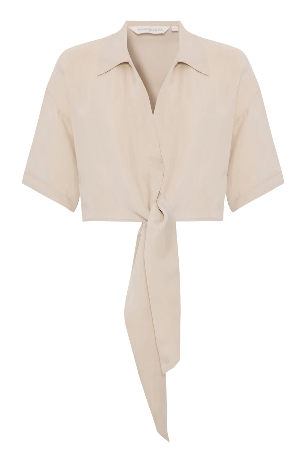 The Handloom-Lucid Tie Shirt Sand-Gömlek-8-milagron.live