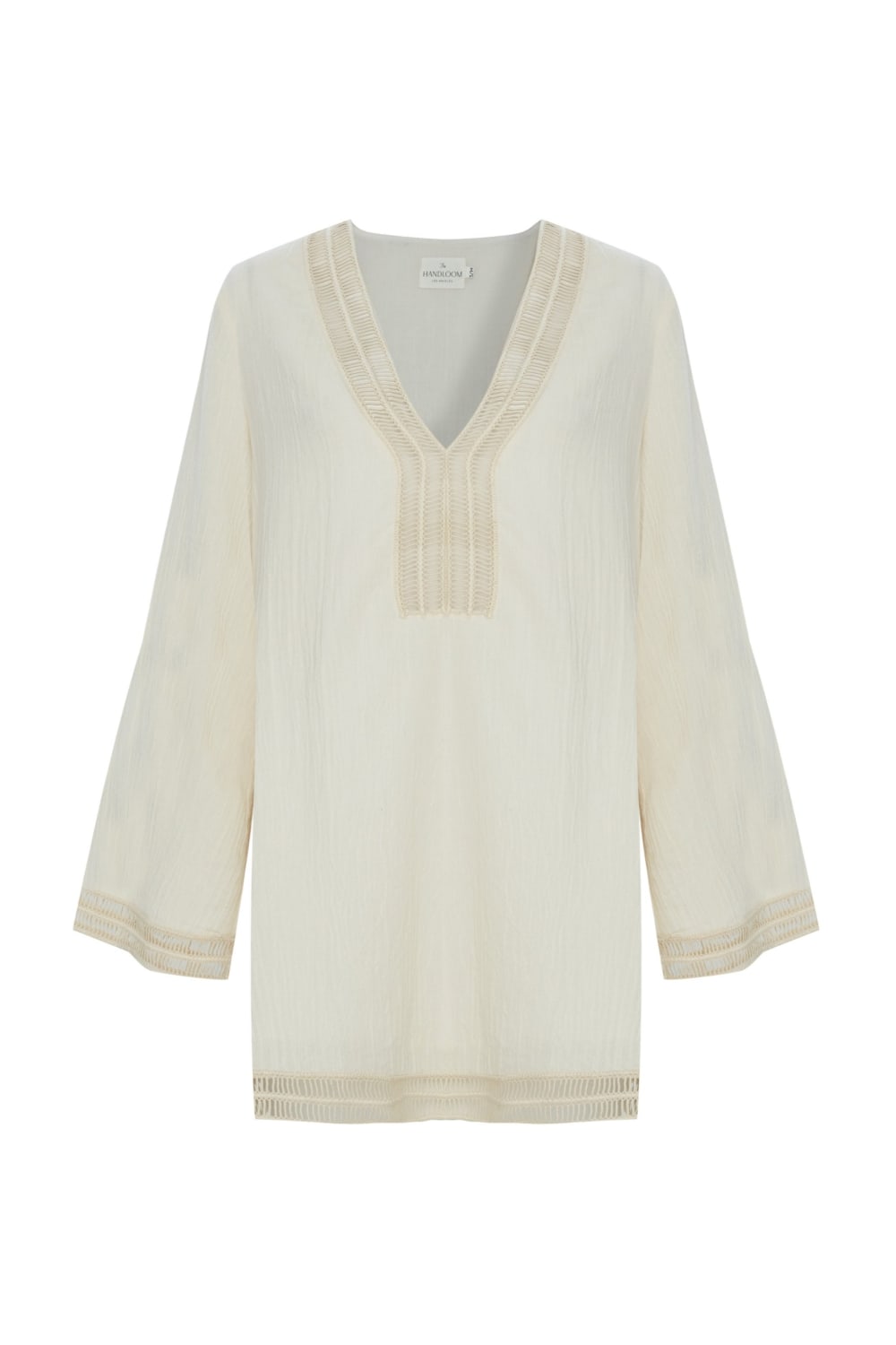 The Handloom-Positano Dress Natural-Elbise-4-milagron.live