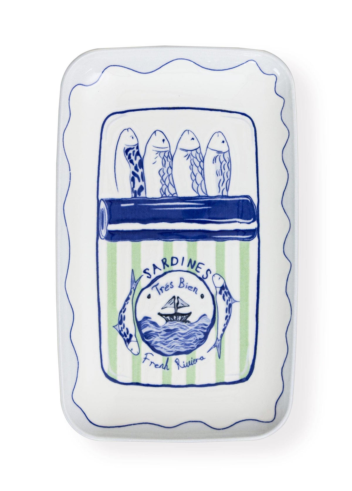 Italian Summer Dikdörtgen Servis Tabağı 31X20 Cm
