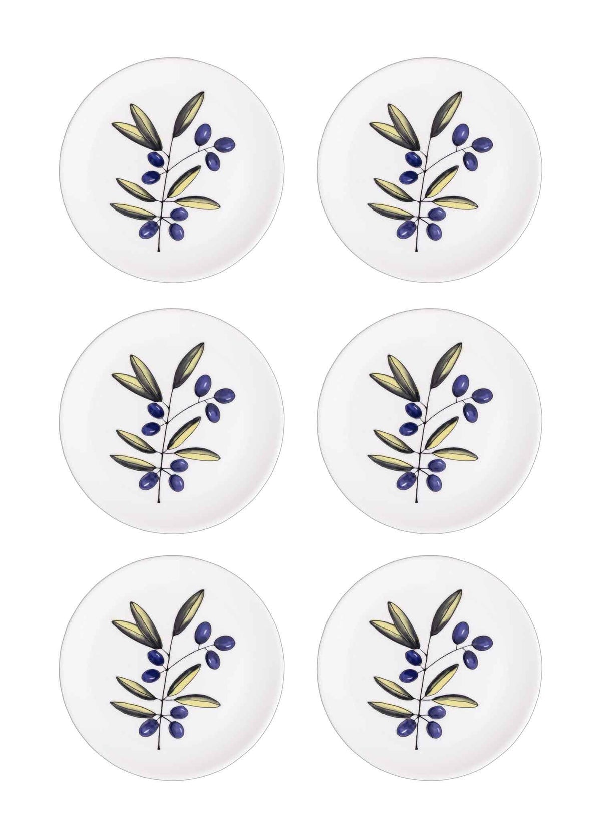 Olivos Pasta Tabağı 6Lı Set 19 Cm Ovs0001