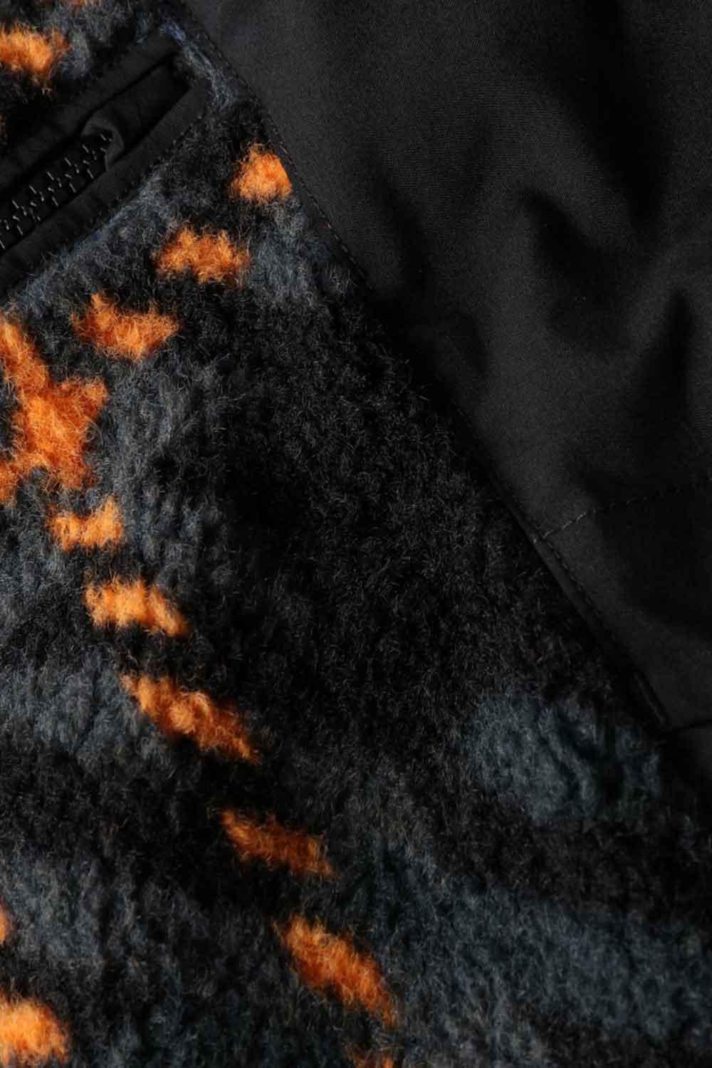The North Face-Men Printed Ridge Fleece Quarter Zip-Sweatshirts & Hoodies-6-milagron.live