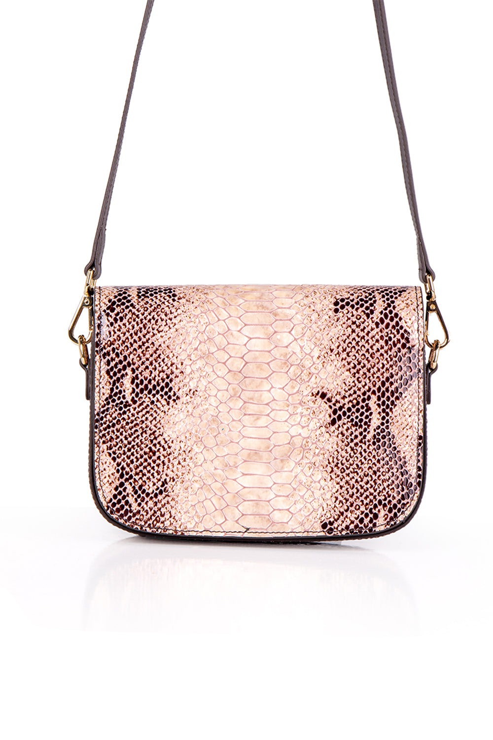 Thestance.co-GRACE - Limited Edition Snake Leather Shoulder Bag-Omuz Çantası-3-milagron.live