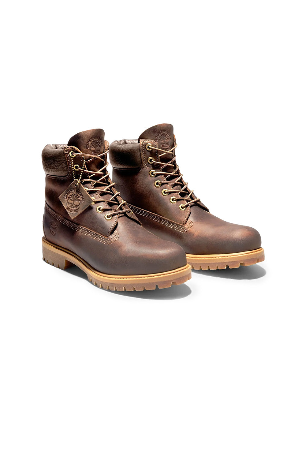 Timberland-6 Inch Premium Lace Su Geçirmez Kahverengi Deri Erkek Bot-Bot-2-milagron.live