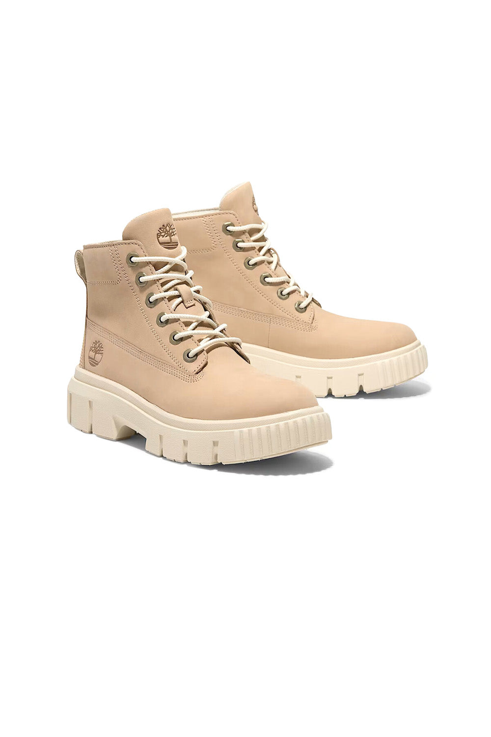 Timberland-Greyfield Mid Lace-Up Bej Nubuk Kadın Bot-Bot-2-milagron.live