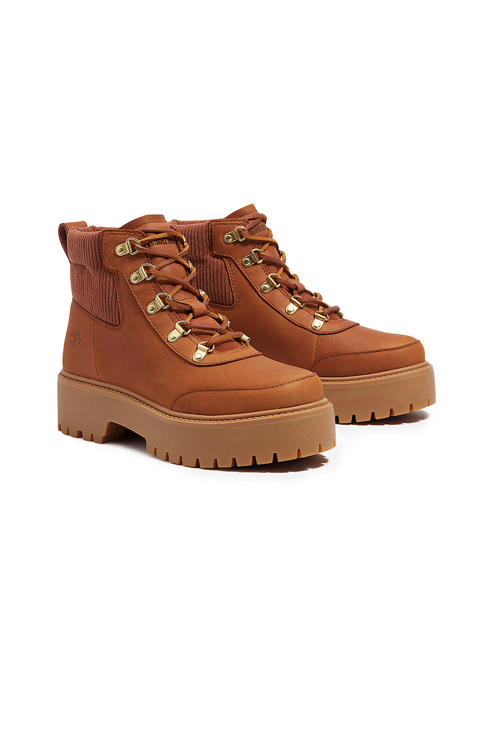 Timberland-Stone Street Platform Mid Lace Kadın Kahverengi Bot-Bot-3-milagron.live