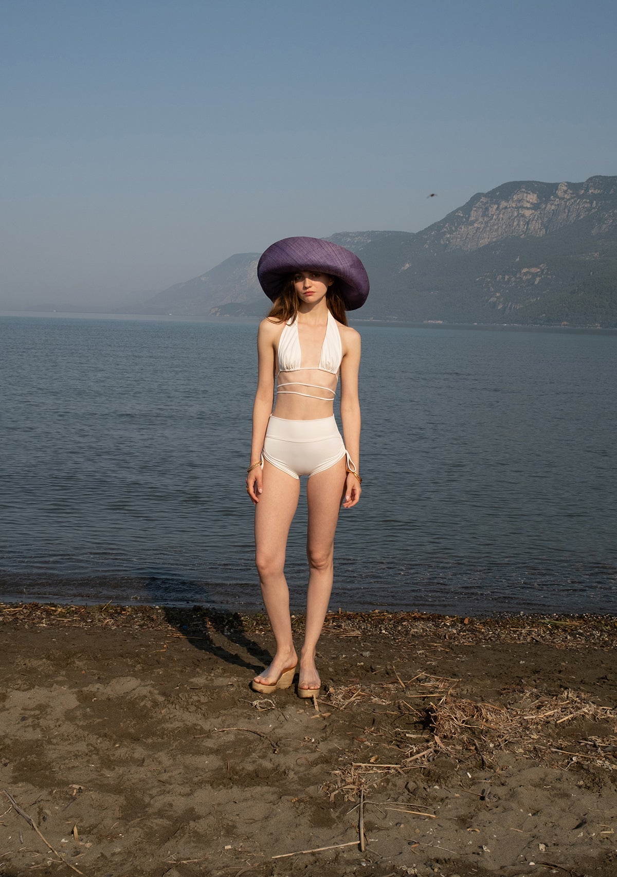 Tiny-Beyaz Bağlamalı Bikini üstü-Bikini + Mayo-4-milagron.live