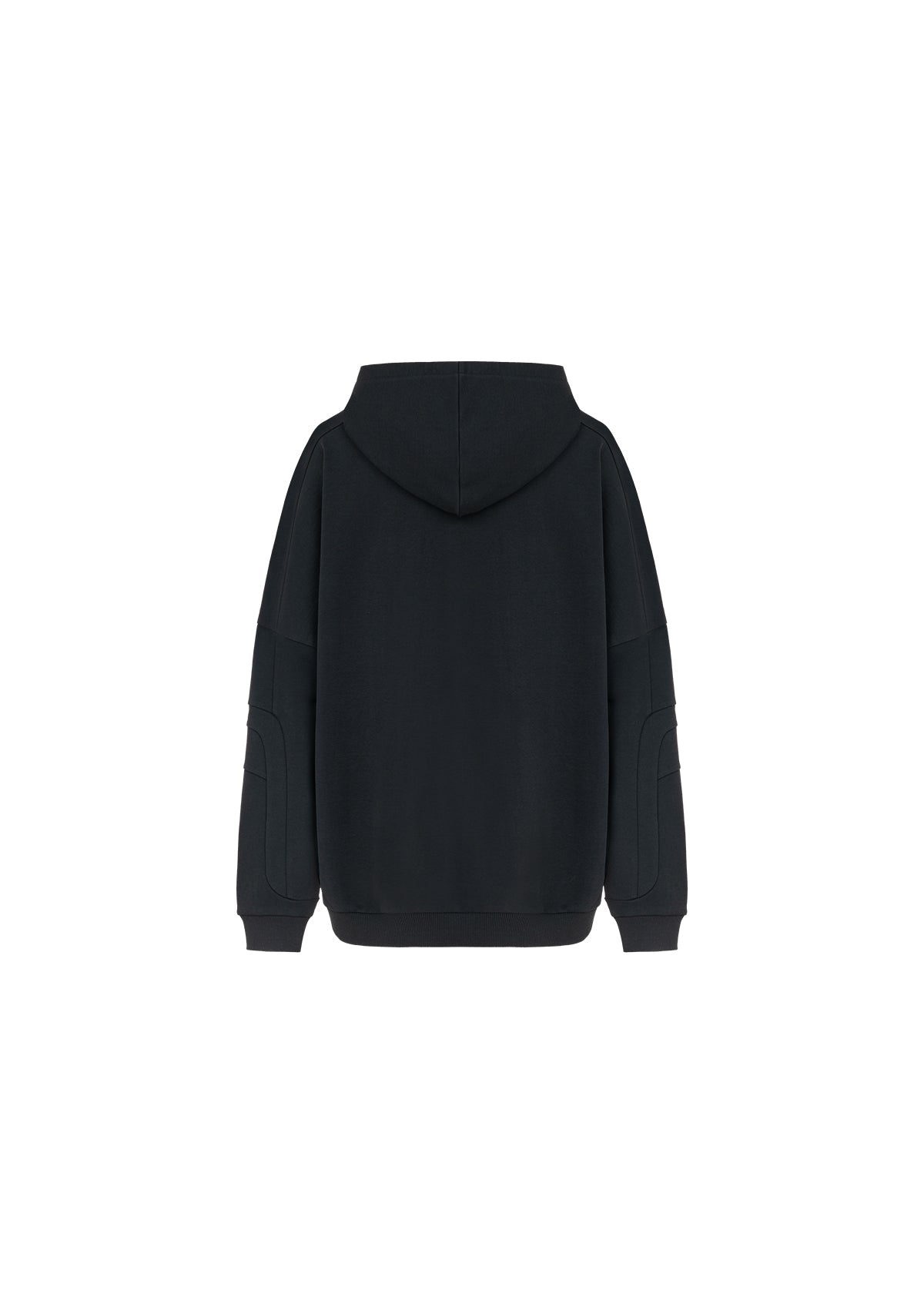 Tiny-Dikiş Detaylı Kapüşonlu Oversize Siyah Sweatshirt-Sweatshirts & Hoodies-12-milagron.live
