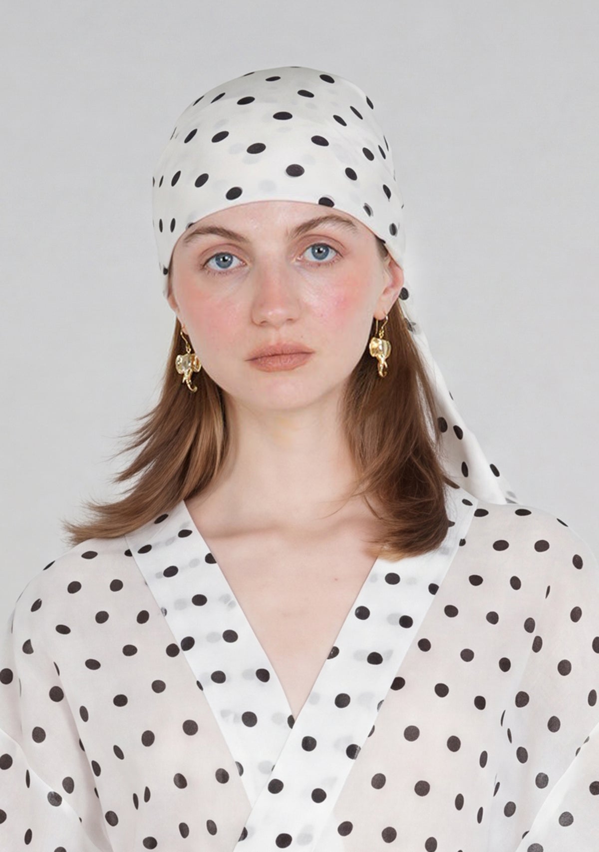 Polka Silky Scarf
