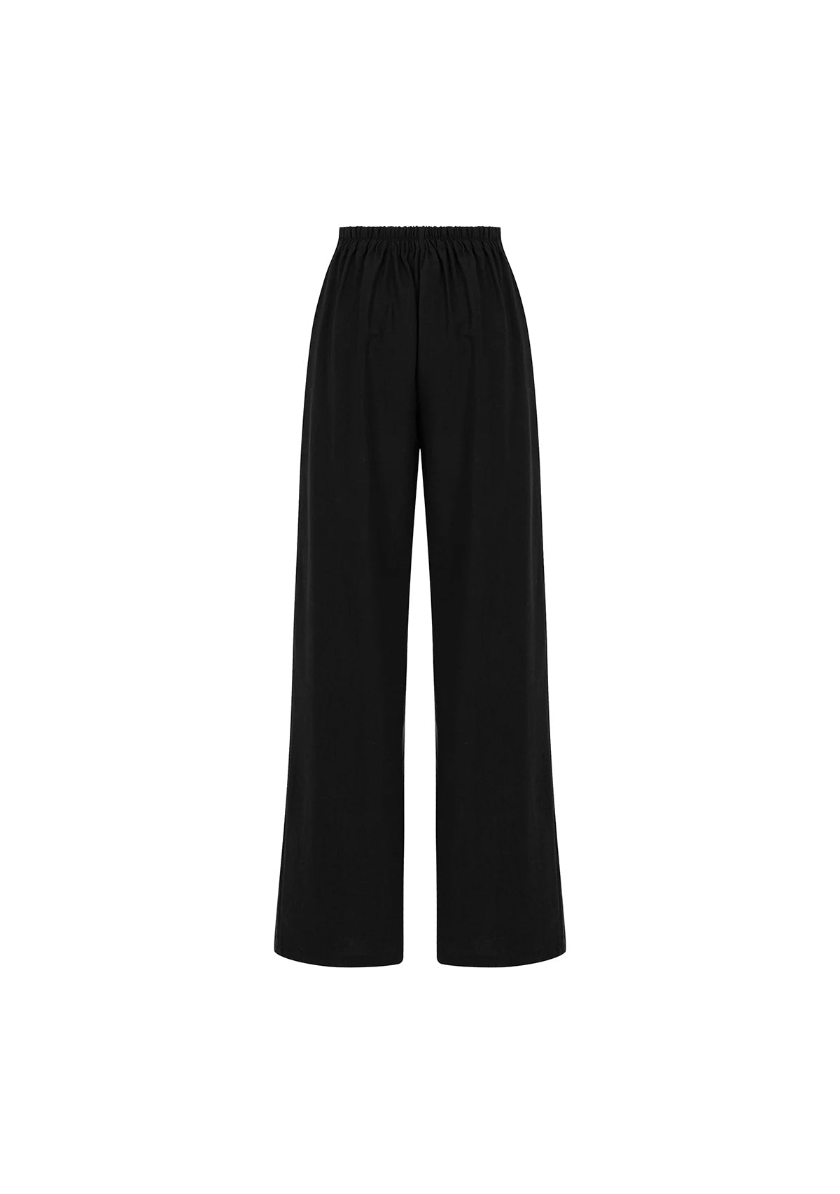 Tiny-Siyah Tencel™ Pantolon-Kumaş Pantolon-5-milagron.live