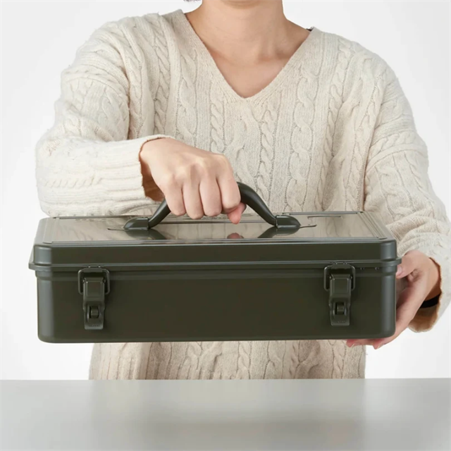 Toyo Steel Tb-362 Tool Storage Box Moss Green Metal Saklama Kutusu