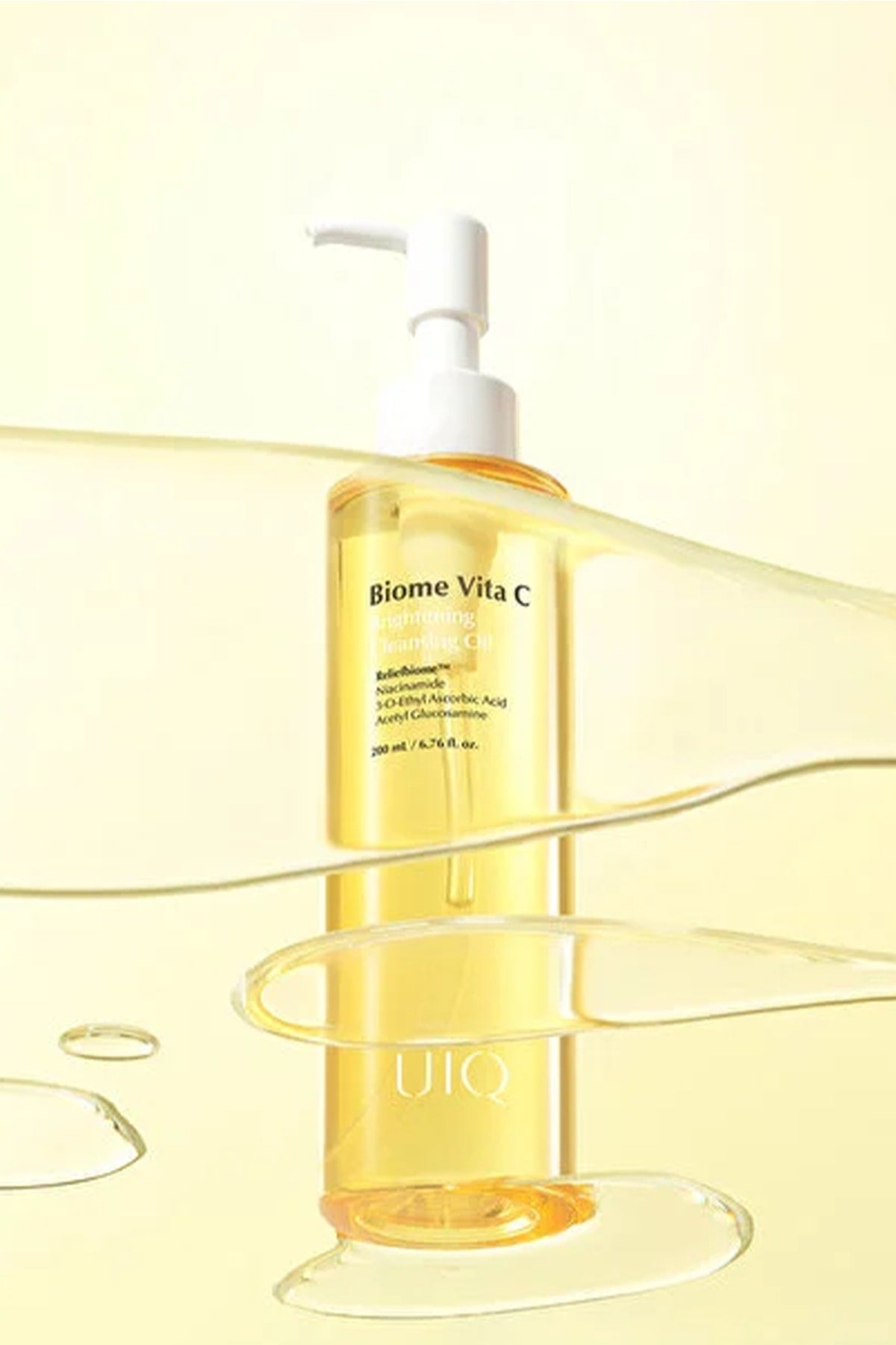 Uiq Biome Vita C Brightening Cleansing Oil 200Ml - Aydınlatıcı Etkili Mikrobiyom Dostu Temizleme Yağı