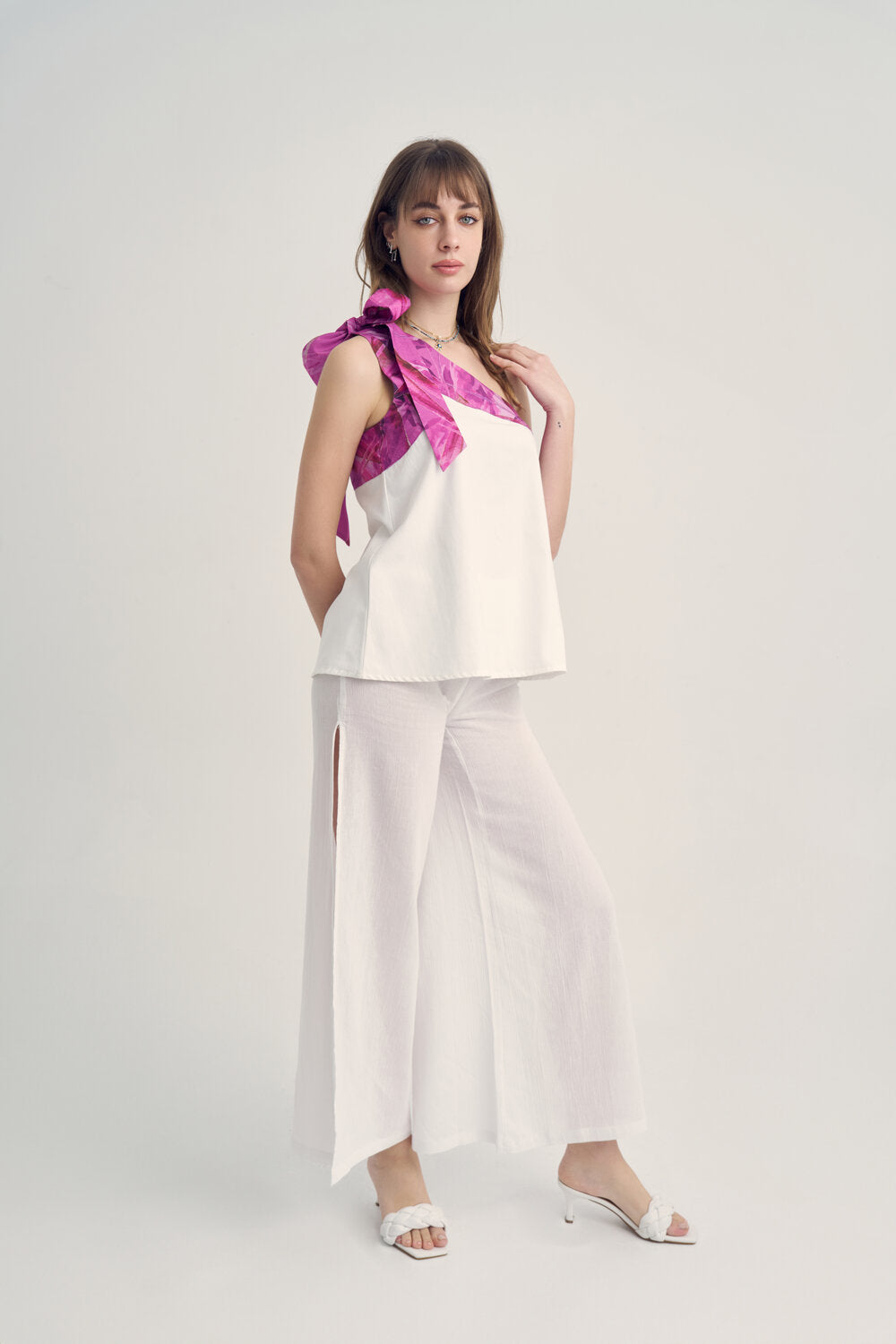Unexpectedone-Put a Bow on It - Fuschia-Top-1-milagron.live