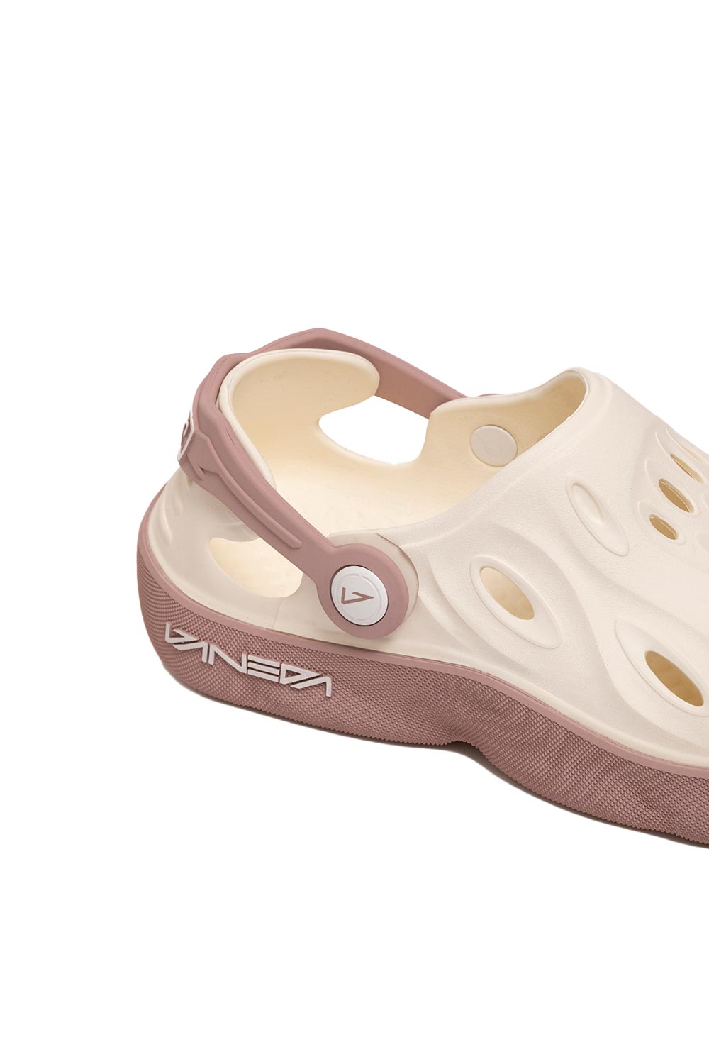 Vaneda-5517 Vaneda Pro Hybrid Sandalet Kadın Terlik Fildişi-Sandalet & Terlik-7-milagron.live