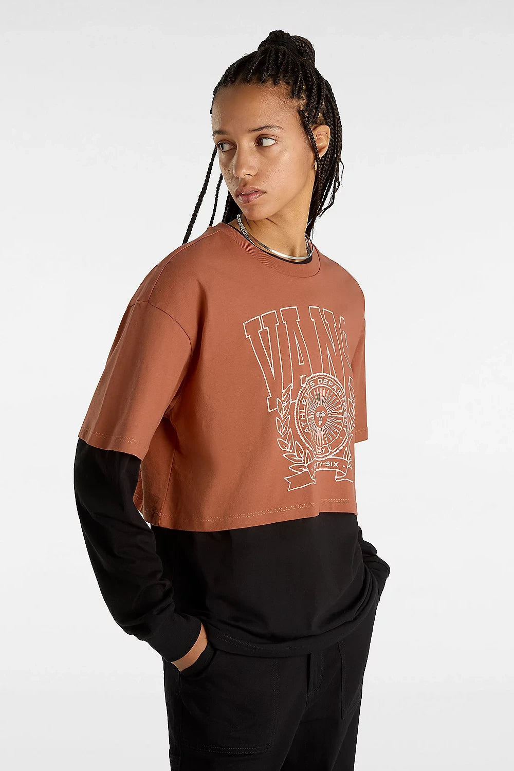 Vans-First Team Relax Crop Auburn-T-Shirts-1-milagron.live