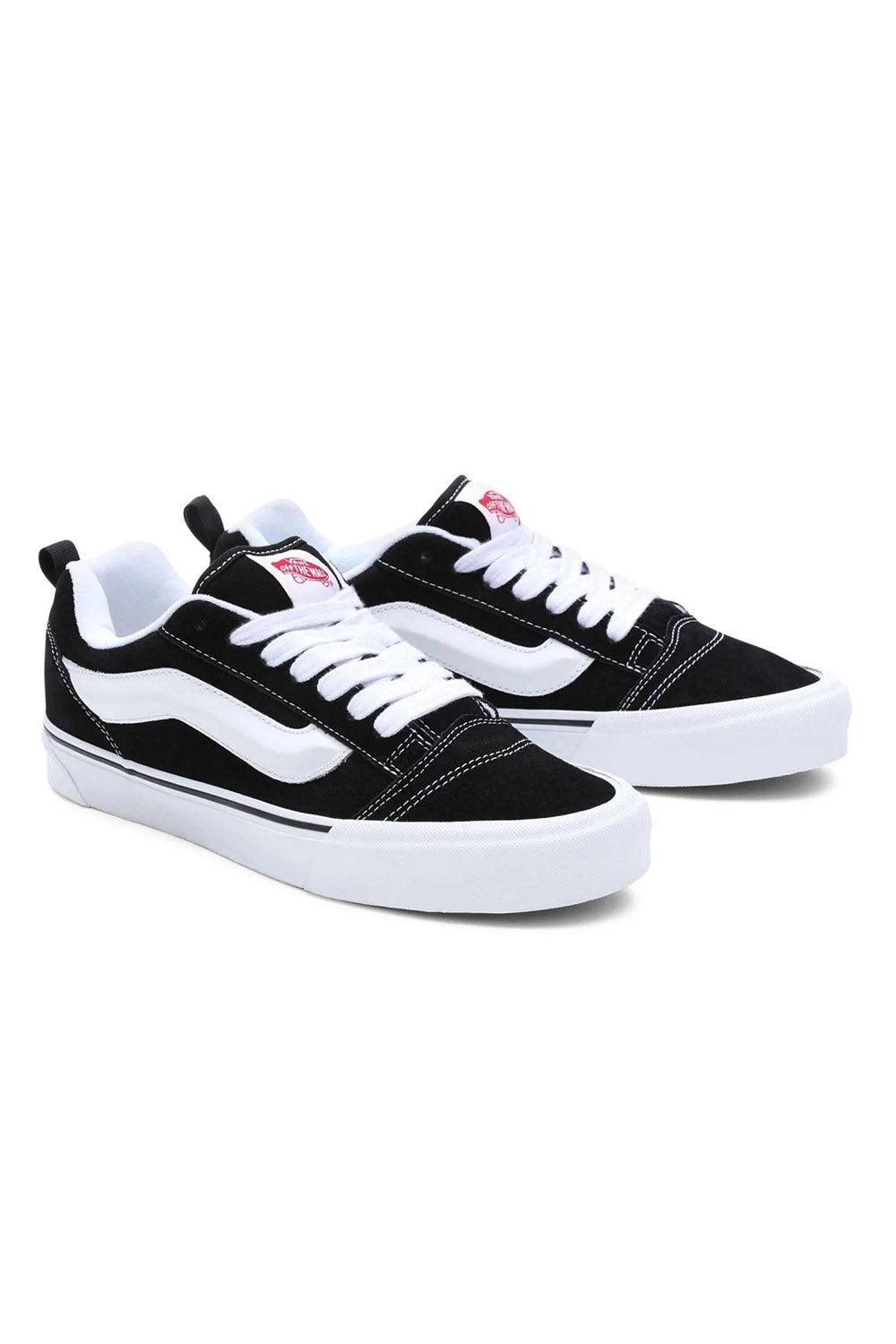 Vans-Knu Skool Black/True White-Sneakers-3-milagron.live