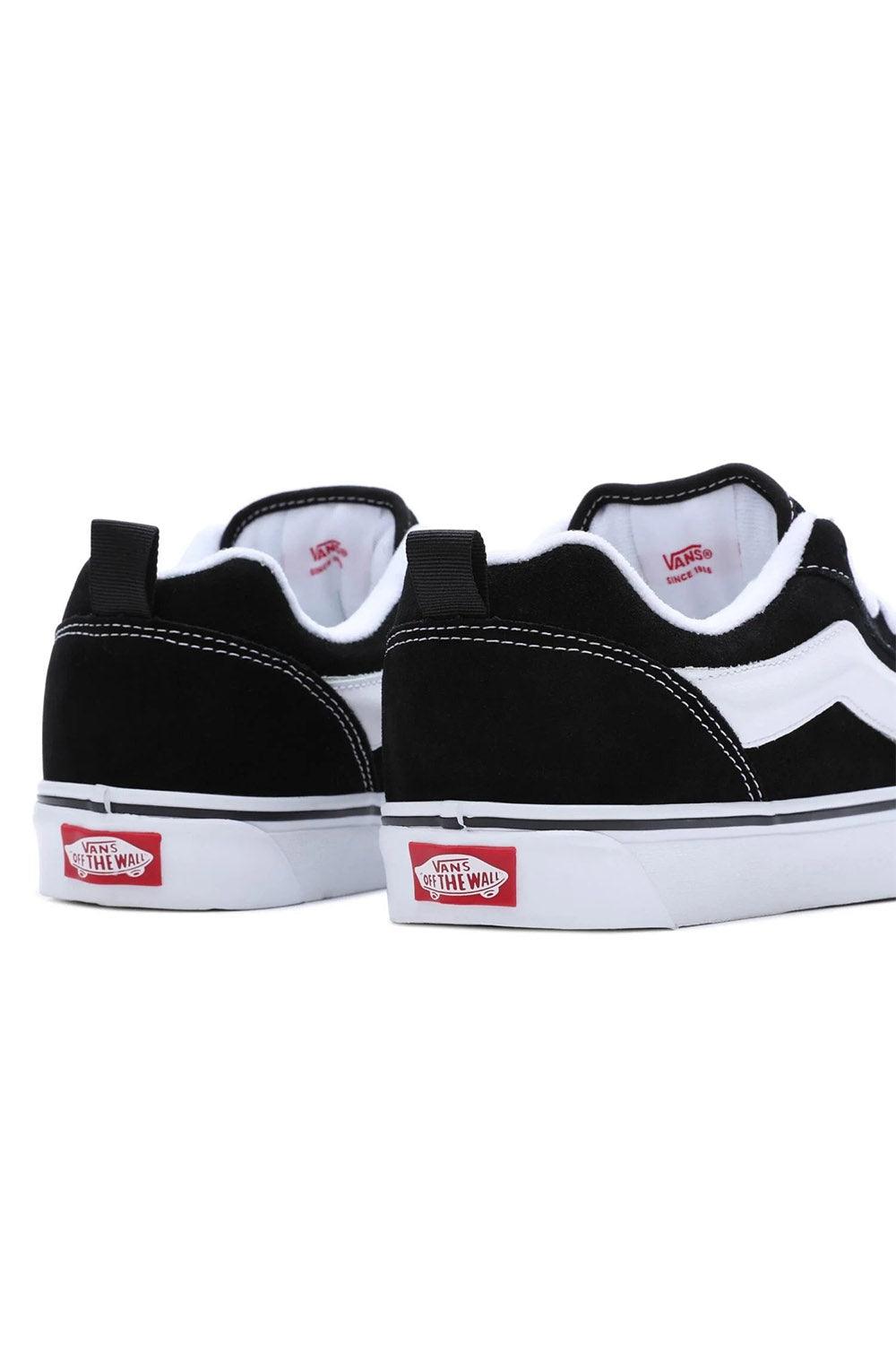 Vans-Knu Skool Black/True White-Sneakers-5-milagron.live