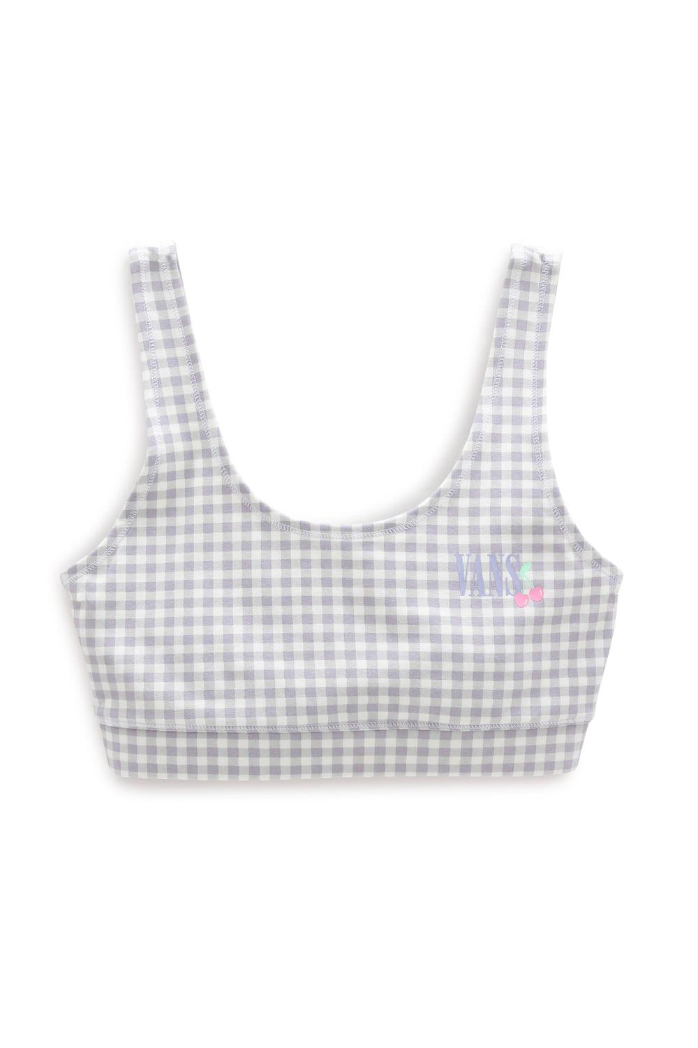 Vans-Mixed Up Gingham Bralette Languid Lavender-Crop Top-4-milagron.live