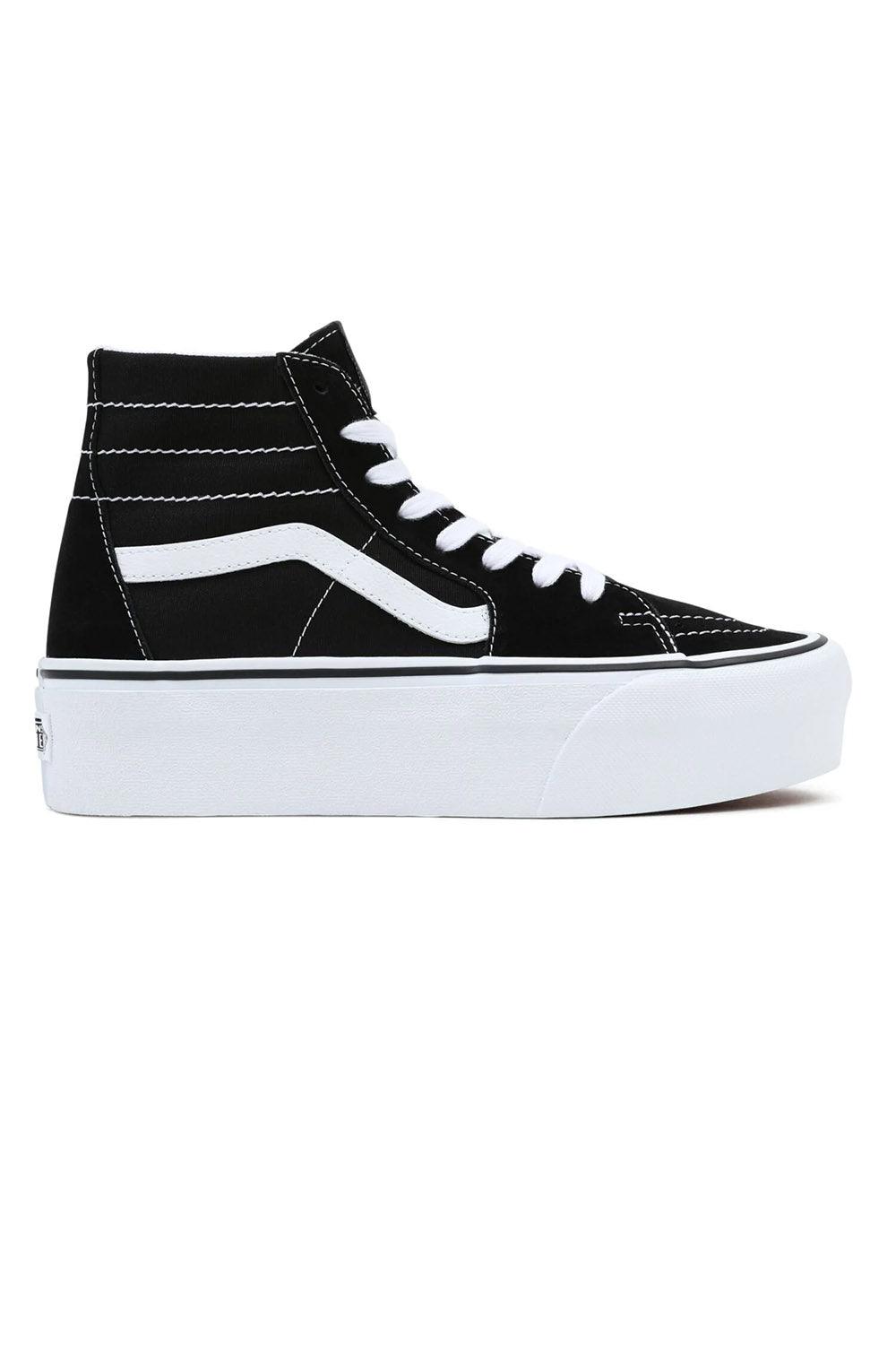 Vans-UA SK8-Hi Tapered Stackform BLACK/TRUE WHITE-Sneakers-1-milagron.live