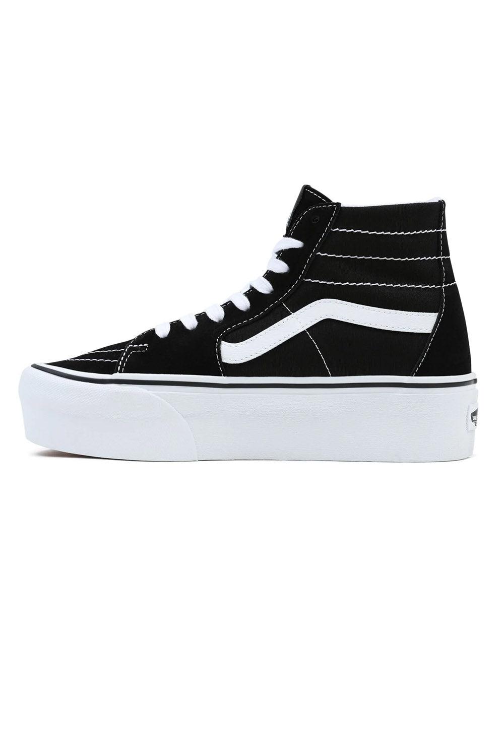 Vans-UA SK8-Hi Tapered Stackform BLACK/TRUE WHITE-Sneakers-7-milagron.live