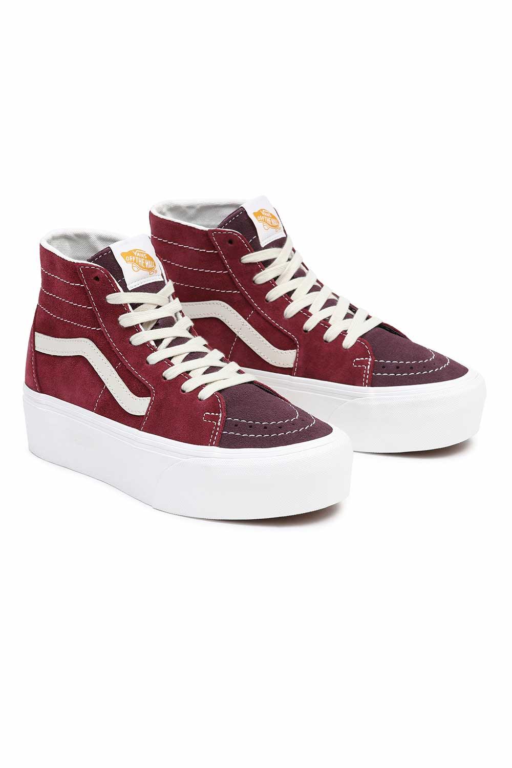 Vans-UA SK8-Hi Tapered Stackform Tawny Port-Sneakers-2-milagron.live
