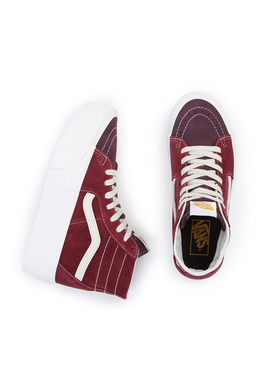 Vans-UA SK8-Hi Tapered Stackform Tawny Port-Sneakers-3-milagron.live